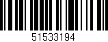 Código de barras (EAN, GTIN, SKU, ISBN): '51533194'