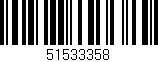 Código de barras (EAN, GTIN, SKU, ISBN): '51533358'