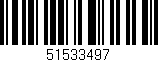 Código de barras (EAN, GTIN, SKU, ISBN): '51533497'