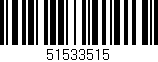 Código de barras (EAN, GTIN, SKU, ISBN): '51533515'