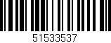 Código de barras (EAN, GTIN, SKU, ISBN): '51533537'