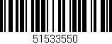 Código de barras (EAN, GTIN, SKU, ISBN): '51533550'