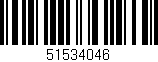 Código de barras (EAN, GTIN, SKU, ISBN): '51534046'