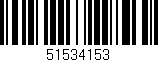 Código de barras (EAN, GTIN, SKU, ISBN): '51534153'