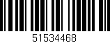 Código de barras (EAN, GTIN, SKU, ISBN): '51534468'