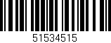 Código de barras (EAN, GTIN, SKU, ISBN): '51534515'