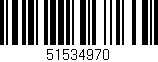 Código de barras (EAN, GTIN, SKU, ISBN): '51534970'