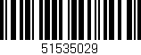 Código de barras (EAN, GTIN, SKU, ISBN): '51535029'