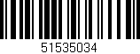 Código de barras (EAN, GTIN, SKU, ISBN): '51535034'