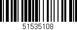 Código de barras (EAN, GTIN, SKU, ISBN): '51535108'