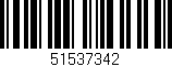 Código de barras (EAN, GTIN, SKU, ISBN): '51537342'