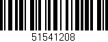 Código de barras (EAN, GTIN, SKU, ISBN): '51541208'