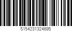 Código de barras (EAN, GTIN, SKU, ISBN): '5154231324895'
