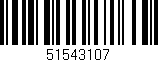 Código de barras (EAN, GTIN, SKU, ISBN): '51543107'