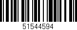 Código de barras (EAN, GTIN, SKU, ISBN): '51544594'