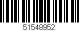 Código de barras (EAN, GTIN, SKU, ISBN): '51548952'