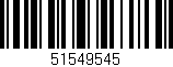 Código de barras (EAN, GTIN, SKU, ISBN): '51549545'