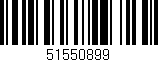 Código de barras (EAN, GTIN, SKU, ISBN): '51550899'