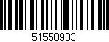 Código de barras (EAN, GTIN, SKU, ISBN): '51550983'