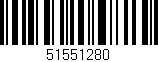 Código de barras (EAN, GTIN, SKU, ISBN): '51551280'