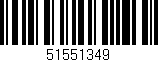 Código de barras (EAN, GTIN, SKU, ISBN): '51551349'