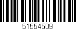 Código de barras (EAN, GTIN, SKU, ISBN): '51554509'