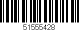 Código de barras (EAN, GTIN, SKU, ISBN): '51555428'