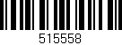 Código de barras (EAN, GTIN, SKU, ISBN): '515558'