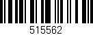 Código de barras (EAN, GTIN, SKU, ISBN): '515562'