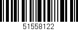 Código de barras (EAN, GTIN, SKU, ISBN): '51558122'