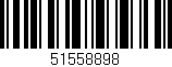 Código de barras (EAN, GTIN, SKU, ISBN): '51558898'