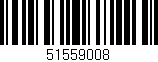 Código de barras (EAN, GTIN, SKU, ISBN): '51559008'