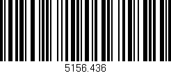 Código de barras (EAN, GTIN, SKU, ISBN): '5156.436'