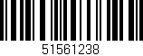 Código de barras (EAN, GTIN, SKU, ISBN): '51561238'