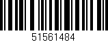 Código de barras (EAN, GTIN, SKU, ISBN): '51561484'
