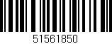 Código de barras (EAN, GTIN, SKU, ISBN): '51561850'