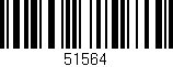 Código de barras (EAN, GTIN, SKU, ISBN): '51564'