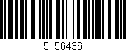 Código de barras (EAN, GTIN, SKU, ISBN): '5156436'