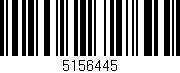 Código de barras (EAN, GTIN, SKU, ISBN): '5156445'