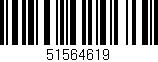Código de barras (EAN, GTIN, SKU, ISBN): '51564619'