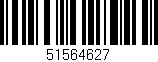 Código de barras (EAN, GTIN, SKU, ISBN): '51564627'