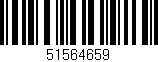 Código de barras (EAN, GTIN, SKU, ISBN): '51564659'