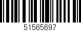 Código de barras (EAN, GTIN, SKU, ISBN): '51565697'