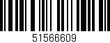 Código de barras (EAN, GTIN, SKU, ISBN): '51566609'