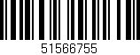 Código de barras (EAN, GTIN, SKU, ISBN): '51566755'