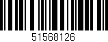 Código de barras (EAN, GTIN, SKU, ISBN): '51568126'