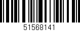 Código de barras (EAN, GTIN, SKU, ISBN): '51568141'