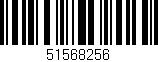 Código de barras (EAN, GTIN, SKU, ISBN): '51568256'