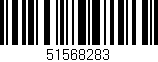 Código de barras (EAN, GTIN, SKU, ISBN): '51568283'