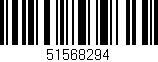 Código de barras (EAN, GTIN, SKU, ISBN): '51568294'